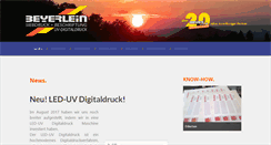 Desktop Screenshot of beyerlein-druck.de